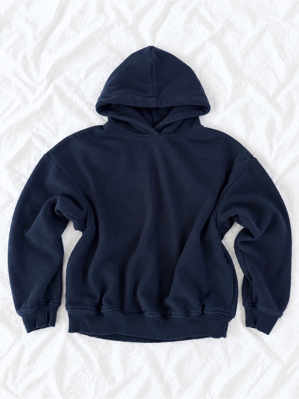 Garage Navy Blue Hooded Sweatshirt